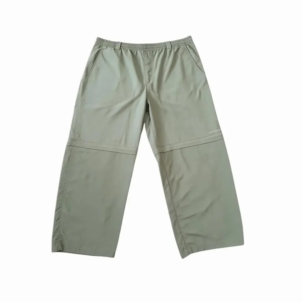 Columbia PFG Convertible Cargo Pant Men XL 30L Nylon Performance Fishing Zip Off